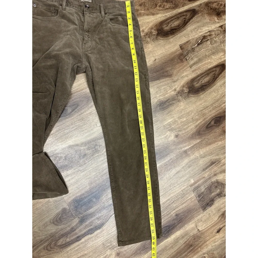 Todd Snyder Corduroy Pants Mens 31x30 Straight Fit Brown 5 Pocket Stretch
